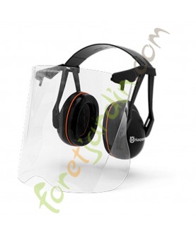 Visière plexiglas avec protège-oreilles HUSQVARNA