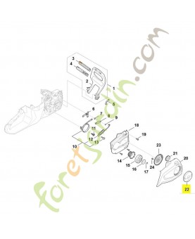 Vis à ailettes Stihl ref. 1121-660-1000