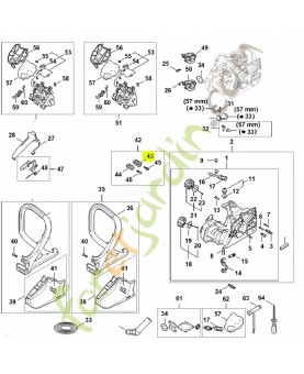 Ressort 0000-791-3107- Pièce détachée Stihl