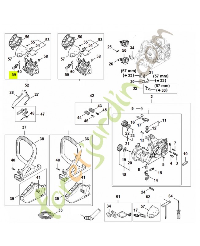 Arbre de commande 1148-182-0900- Pièce détachée Stihl Arbre de commande 1148-182-0900- Pièce détachée Stihl