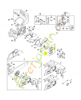 Embrayage 1148-160-2000- Pièce détachée Stihl