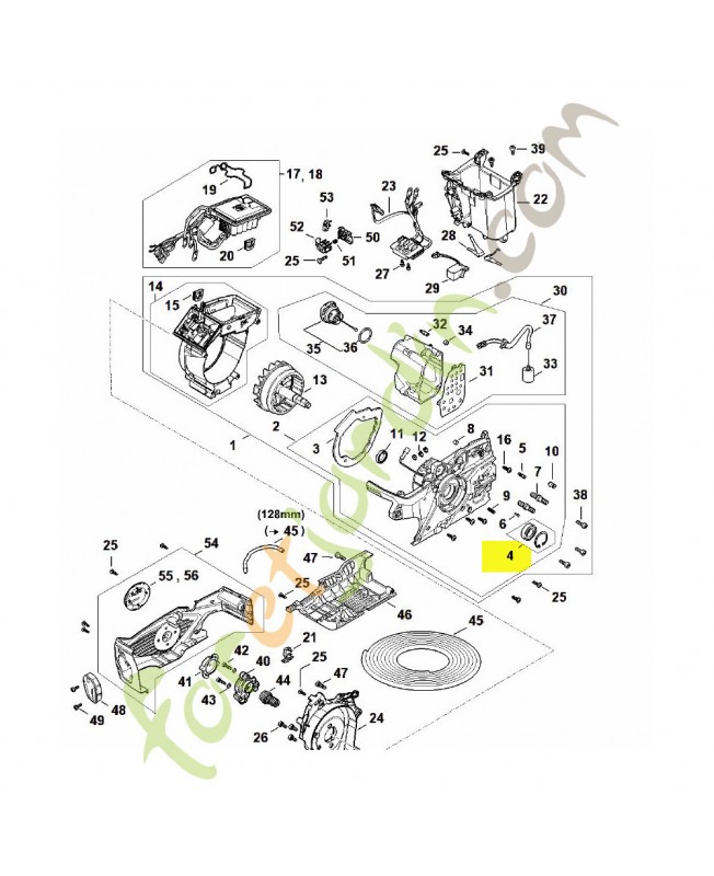 Jeu de pièces roulement