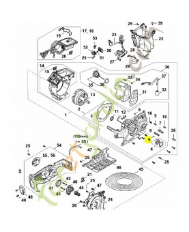 Clou cannele cylindrique