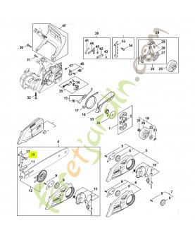Vis cylindrique 5x16 9075-478-4115. Pièce de rechange Sithl