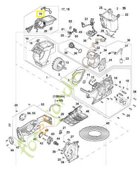 Ressort MA02-405-7600. Pièce détachée Stihl / Vicking