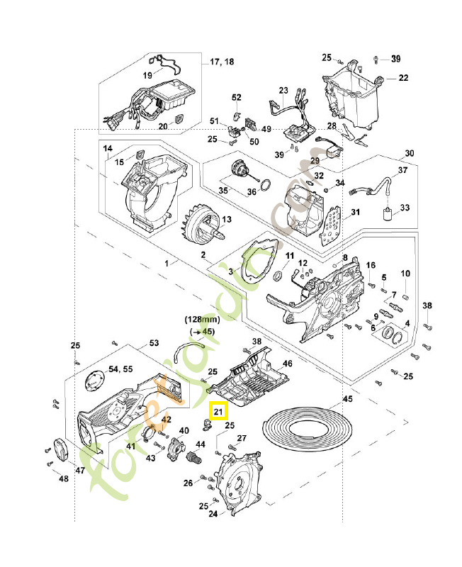 Commutateur  MA02-430-0503. Pièce détachée Stihl / Vicking