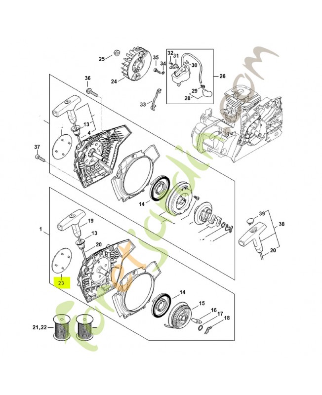 Plaque matricule ms 162 1148-967-1500 - Pièce détachée Stihl / Vicking