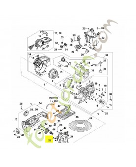 Vis cylindrique is m5 x 18 stihl réf : 9022-341-1010