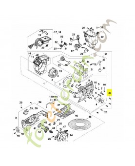 Vis cylindrique is m5 x 18 stihl réf : 9022-341-1010