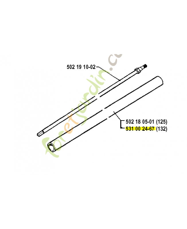 Tube Husqvarna ref. 531002467
