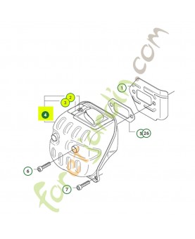 SILENCIEUX COMPLET 544030202- Pièce de détachée Husqvarna