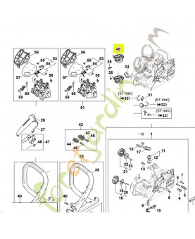 Carburateur 1148/21 1148-120-0621 - Pièce détachée Stihl