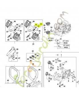 Faisceau de câbles 1148-440-3001- Pièce détachée Stihl