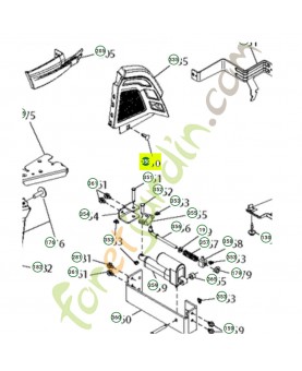 Clips 532445143 - Pièce de détachée Husqvarna