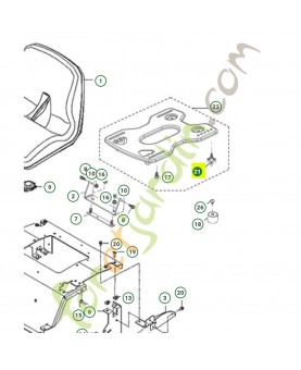 Attache 597783101- Pièce détachée Husqvarna