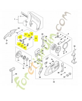 Jeu de pièces de tension de chaîne