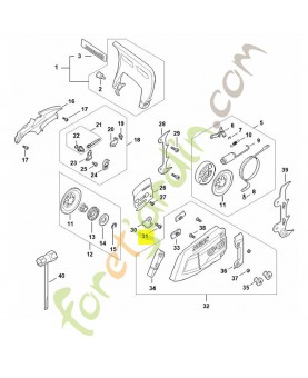Vis a tête fraisée m 5 x 18.