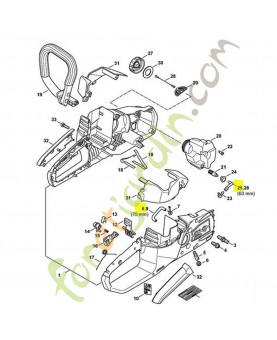 Tuyau 5,7mmx3,1mmx1m Stihl Réf 0000-930-2803