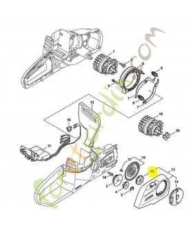 Molette de tension Stihl ref. 1123-648-2202