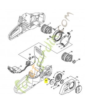 Vis cylindrique is-p5x18 stihl réf. 9074-477-4132
