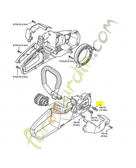 Vis à embase Stihl ref. 1123-664-2400