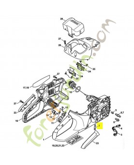Pompe à huile Stihl ref. 1123-640-3200