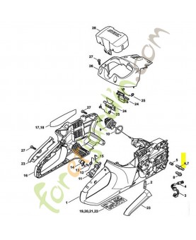 Vis à embase Stihl ref. 1123-664-2400