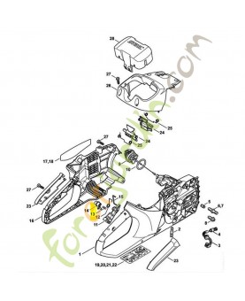 Ressort de pression Stihl Réf 0000-997-0603