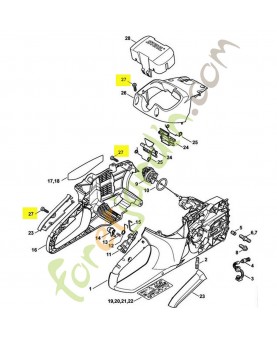 Vis parker is p6 x 19 Stihl ref. 9074-478-4425