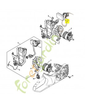 Module electronique stihl réf. 1250-430-1400