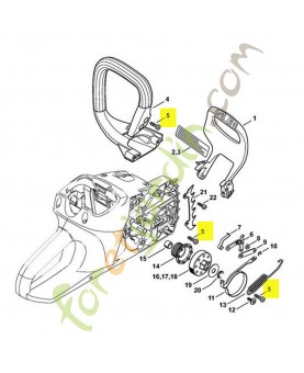 Vis parker is p6 x 19 Stihl ref. 9074-478-4425