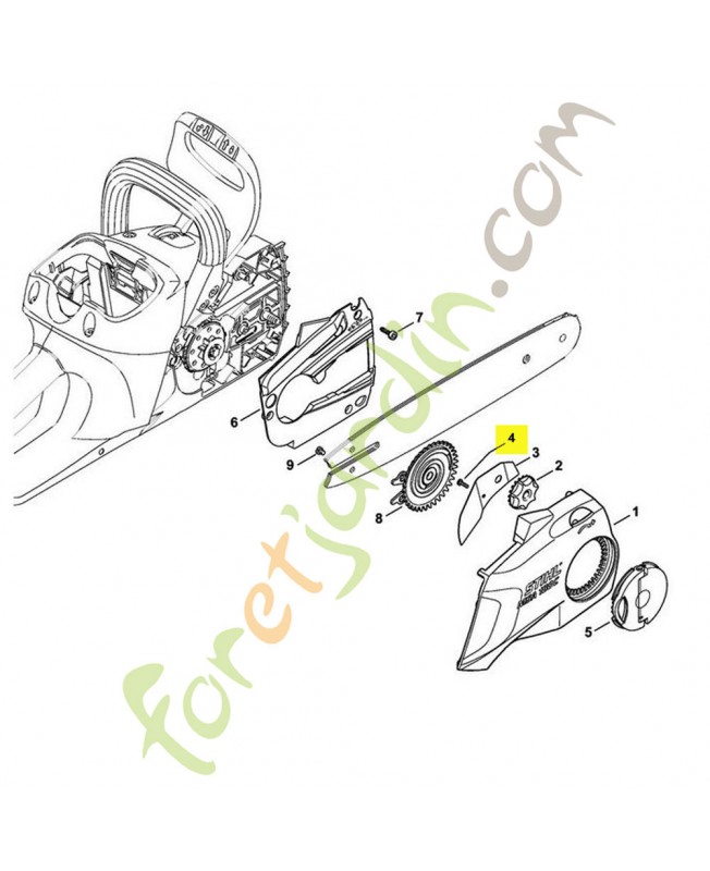 Vis  P3x10 Stihl ref. 9104-003-8600