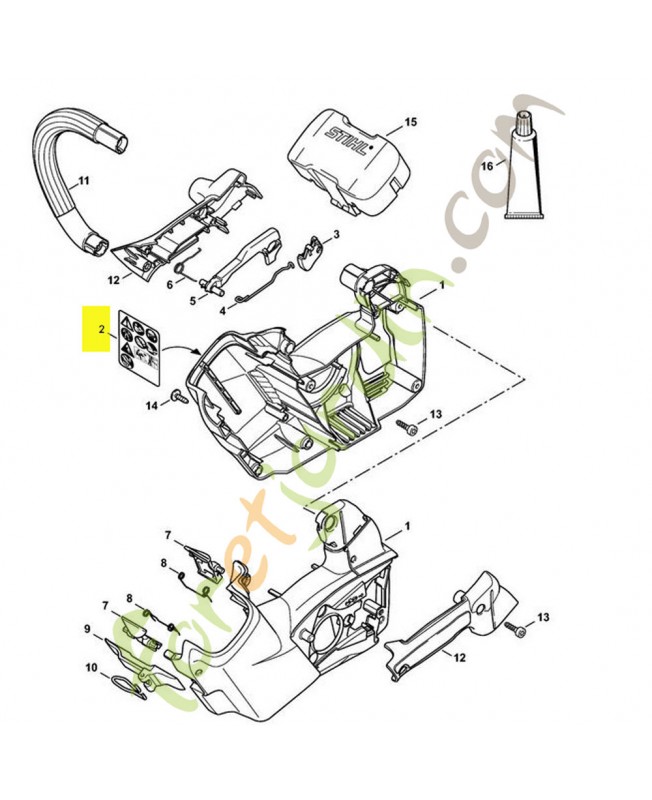 Pictogramme d'avertissement msa t