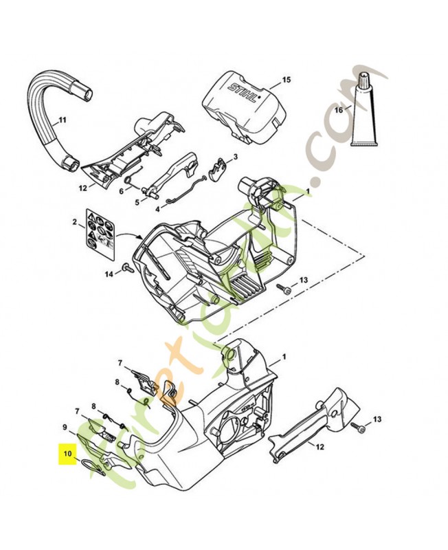 Œillet stihl ref. 1252-352-5000