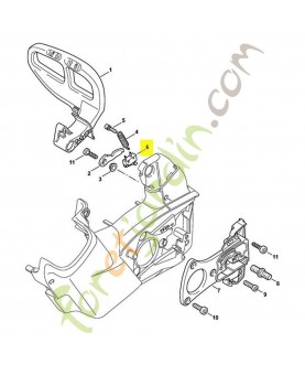 Interrupteur stihl réf. 1250-430-0500
