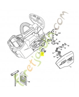 Circlips 8x1,3 stihl réf. 9460-624-0801