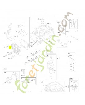 culasse 590411 Briggs &...
