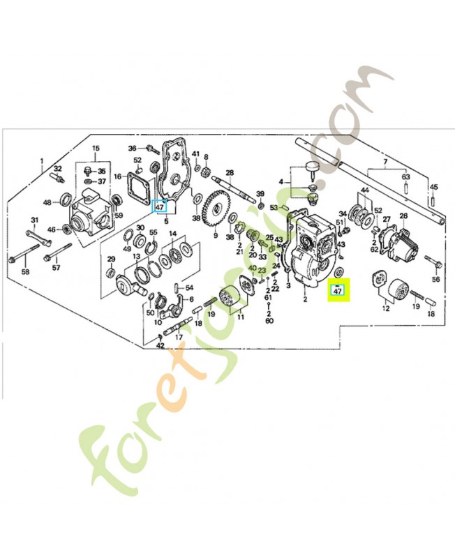 Joint d'etancheite d'huil réf. Honda 91205-VA4-801