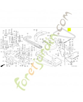Courroie trapezoidale (ag...