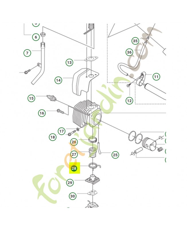 Agrafe 522796301- Pièce de détachée Husqvarna