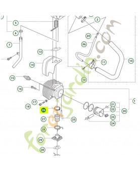 Agrafe 544317003- Pièce de détachée Husqvarna