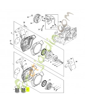 Câble de lancement Ø 2,7 mm x 30,8 m 0000-930-2281- Pièce de détachée Sithl