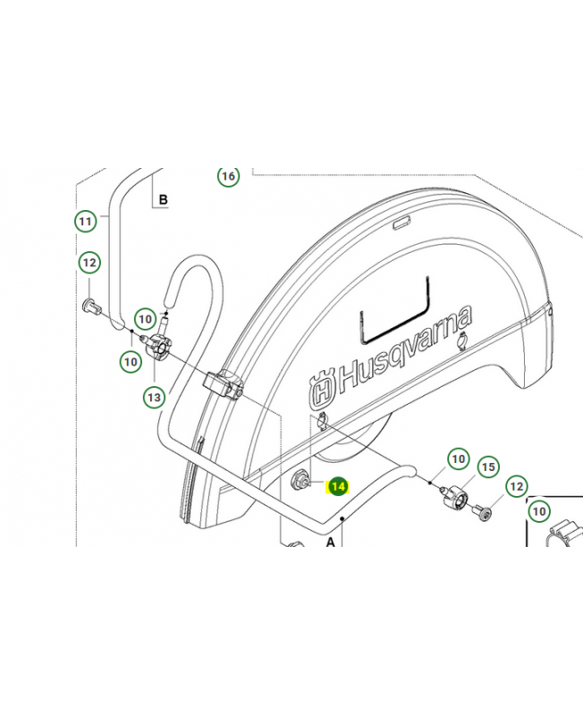 Raccord Husqvarna ref. 576798403