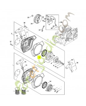 Ressort de rappel 1148-190-0600- Pièce détachée Stihl