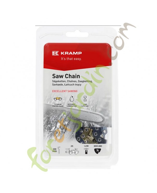 NOUVEAU : chaînes de tronçonneuses en titane 32516SB74KR