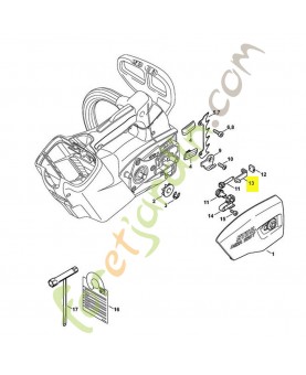 Coulisse de tension Stihl Réf 1123-640-1900