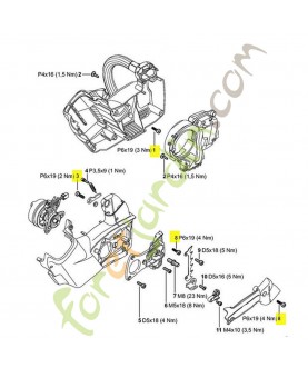Vis parker is p6 x 19 Stihl ref. 9074-478-4425