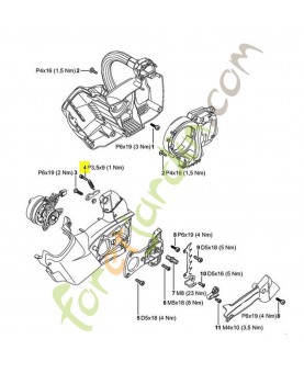Vis à embase Stihl réf. 4128-182-6200- Pièce détachée Stihl