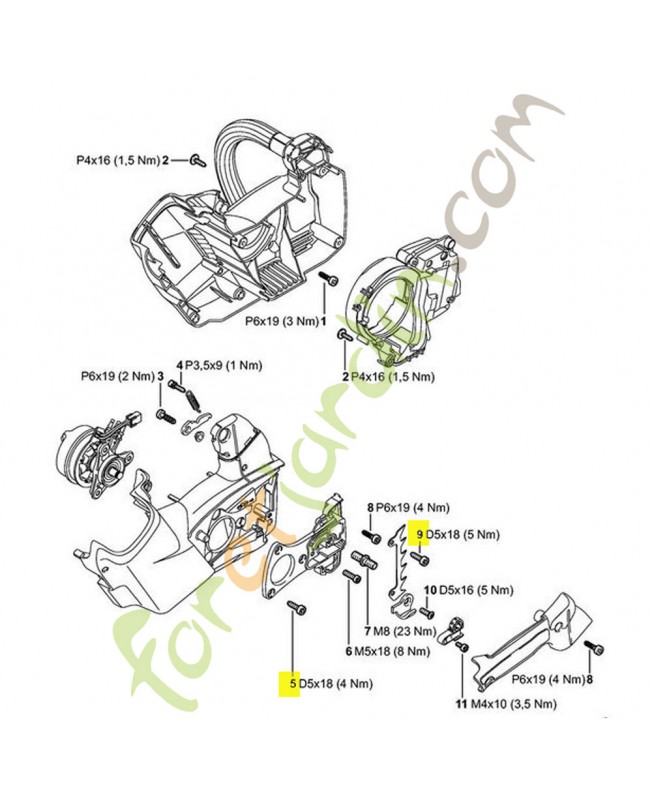 Vis cylindrique d5x18