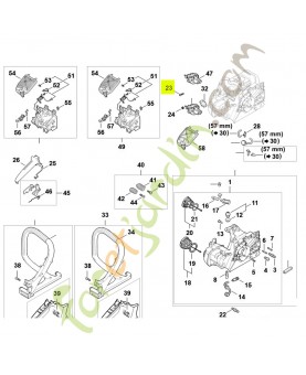 Vis cylindrique is-p5x20 9074-477-4135- Pièce de détachée Sithl